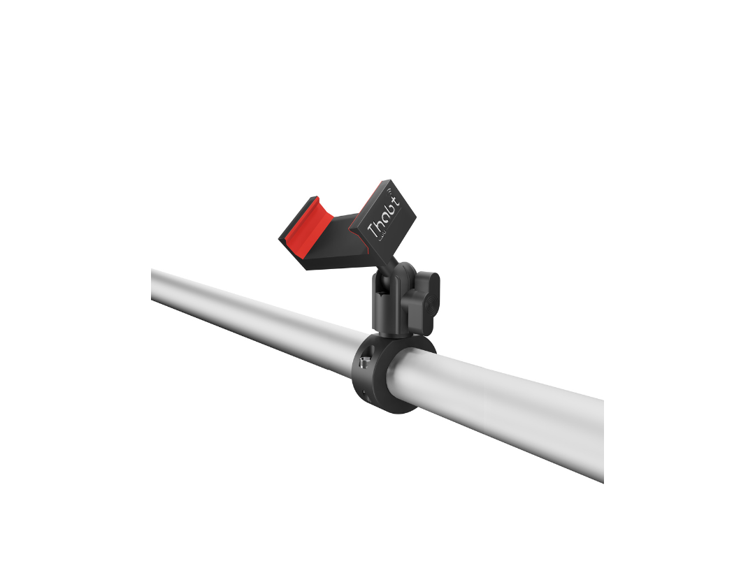 Thabt Mobile phone handle bar/Pipe Mount With Spring Holder Thabt Mobile phone handle bar/Pipe Mount With Spring Holder